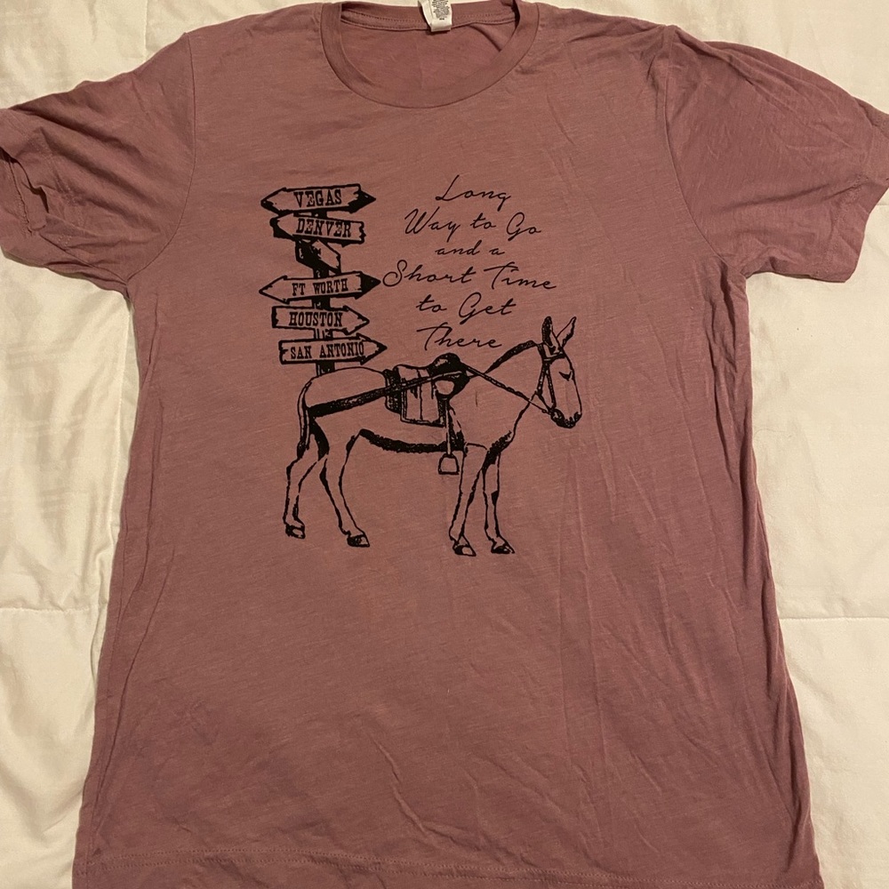 Womens super soft western theme teeshirt